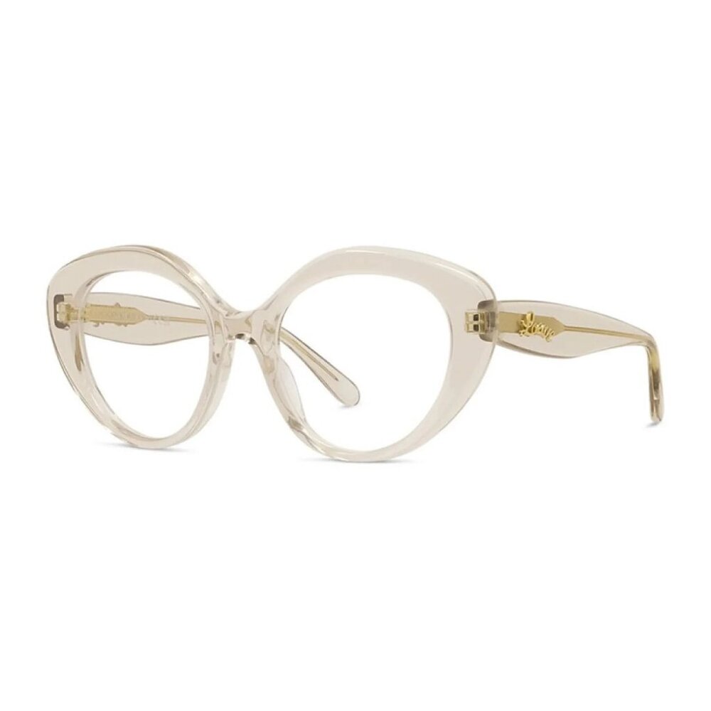 NWT LOEWE EYEGLASSES WOMEN BEIGE EYEWEAR LOEWE LW50088I 057